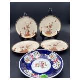 5 PC LOT OF SMALL ORIENTAL PORCELAIN PLATES