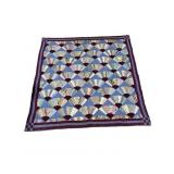 ANTIQUE GRANDMOTHERS FAN HAND STITCHED QUILT