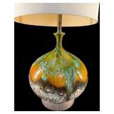 EXTRA LARGE MID CENTURY MODERN POTTERY LAMP