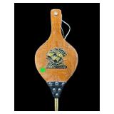 VINTAGE WOODEN SHIP MOTIFFE FIREPLACE BELLOWS