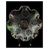 FENTON CARNIVAL GLASS CHERRY CHAIN LARGE BOWL