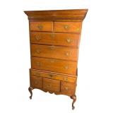 CUSTOM SOLID CHERRY QUEEN ANNE HIGHBOY