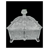L.G WRIGHT PANELED THISTLE LIDDED HONEY BOX