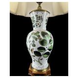 LARGE WILDWOOD ORIENTAL BOTANICAL PORCELAIN T
