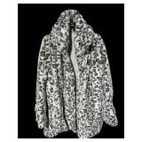 DENNIS BASSO NEW WITH TAGS LEOPARD FUR COAT