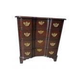 JOHN MANAMAKER SOLID MAHOGANY BLOCKFRONT CHEST