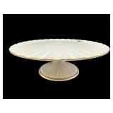 LARGE LENOX PORCELAIN AND GOLD PLATE STAND