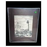 LIGHTHOUSE LITHOGRAPH