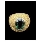 TULANE UNIVERSITY 10K GOLD CLASS RING