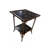 BAMBOO VICTORIAN DECORATED TABLE