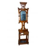 WALNUT VICTORIAN COAT RACK/UMBRELLA STAND