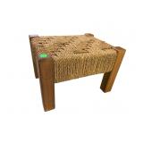 ARTS AND CRAFTS STYLE WALNUT STOOL