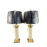2 QUALITY QUOIZEL AND LENOX LAMPS