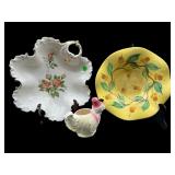 3 PC CERAMIC AND PORCELAIN LOT