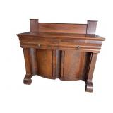 19TH CENTURY MAHOGANY EMPIRE SIDEBOARD
