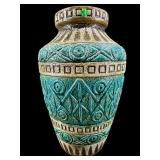 WEST GERMANY ART POTTERY TALL VASE