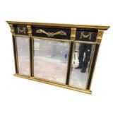 LABARGE BLACK AND GOLD TRUMEAU STYLE BEVELED