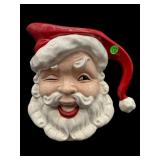EXTRA LARGE CERAMIC SANTA CLAUS PITCHER