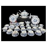 67 PCS OF BLUE DANUBE JAPAN CHINA