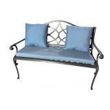 CAST ALUMINUM OUTDOOR BENCH