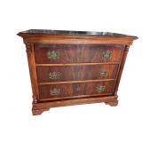 PULASKI FLAME MAHOGANY 3 DRAWER CHEST