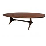 HEYWOOD WAKEFIELD SOLID CHERRY MCM COFFEE TABLE