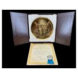 24KT GOLD PLATED HAMILTON EASTER PLATE