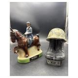 2 PC LOT OF LIQUOR DECANTERS