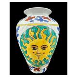 MID CENTURY MODERN SUNBURST VASE