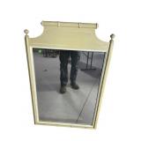 PAINT DECORATED BAMBOO STYLE HANGING MIRROR