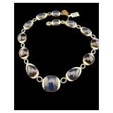 18K MONUMENTAL UNHEATED SAPPHIRE & DIAMOND