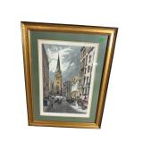 WALL STREET LITHOGRAPH