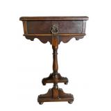 WALNUT 1 DRAWER END TABLE
