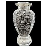 TALL LARGE CHALKWARE VASE