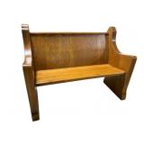 OAK 50 IN CHURCH PEW
