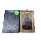 ANTIQUE AMBROTYPE OF YOUNG BOY