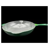 NEW LE CREUSET #23 GREEN ROUND FRYING PAN