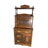 WALNUT VICTORIAN DROP FRONT DESK