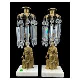 PR OF GIRANDOLES WITH PRISMS