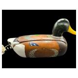 WOOD CARVED DUCK DECOY TELEPHONE