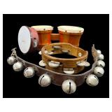 4 PC LOT OF PERCUSSION INSTRUMENTS