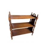 WALNUT 3 TIER OPEN SHELF