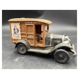 CAST IRON CONTEMPORARY MAIL TRUCK