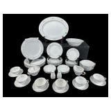 49 PC OF FAIRMONT PLATINUM TRIM BY NORITAKE CHINA