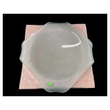 MODERN DESIGN GLASS AND CONCRETE TRAY