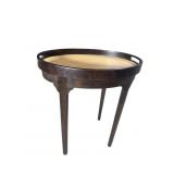 MAHOGANY LIFT TOP TRAY TABLE