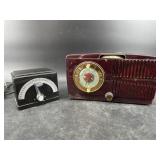 GENERAL ELECTRIC ALARM CLOCK AND ELECTRIC