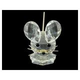 2.5 IN SWAROVSKI CRYSTAL MOUSE FIGURINE