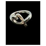 TIFFANY & CO PICASSO STERLING LOVING HEART RING