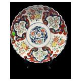 OLDER JAPANESE IMARI PORCELAIN CHARGER AS IS
